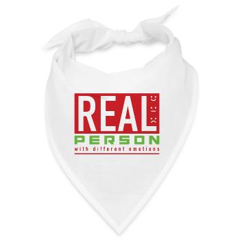 Real Person - Bandana - Weiß - Vorne