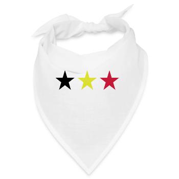 Belgien - Bandana - Weiß - Vorne