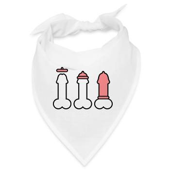 Condom 2 clr - Bandana - Weiß - Vorne