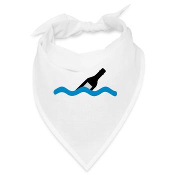 Flaschenpost - Bandana - Weiß - Vorne