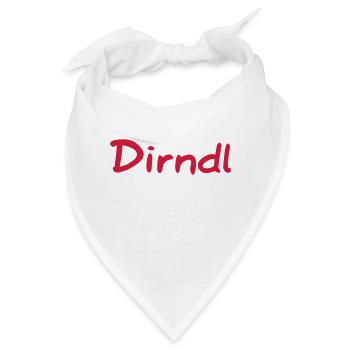Dirndl - Österreich - - Bandana - Weiß - Vorne