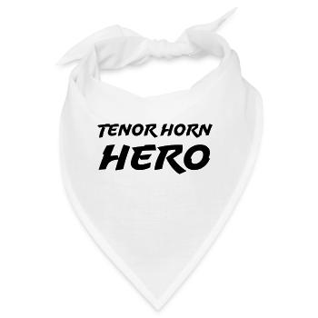Tenor Horn Hero - Bandana - Weiß - Vorne