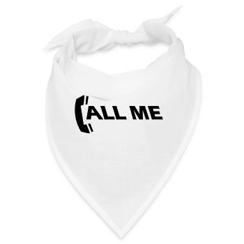 call_me_1c - Bandana - Weiß - Vorne