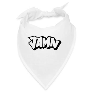 JAMN Jamming in the name of the Lord - Bandana - Weiß - Vorne