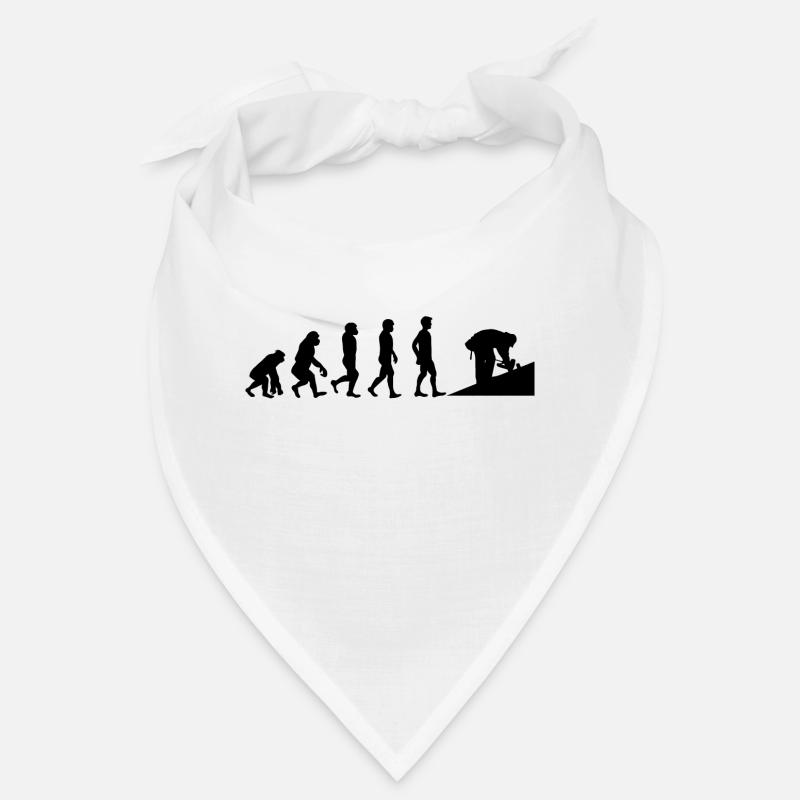 Dachdecker: Evolution of Roofer´s - Bandana - Weiß