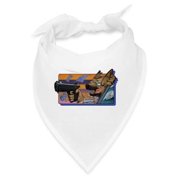 Gun Dog - ohne Inschrift - Bandana - Weiß - Vorne