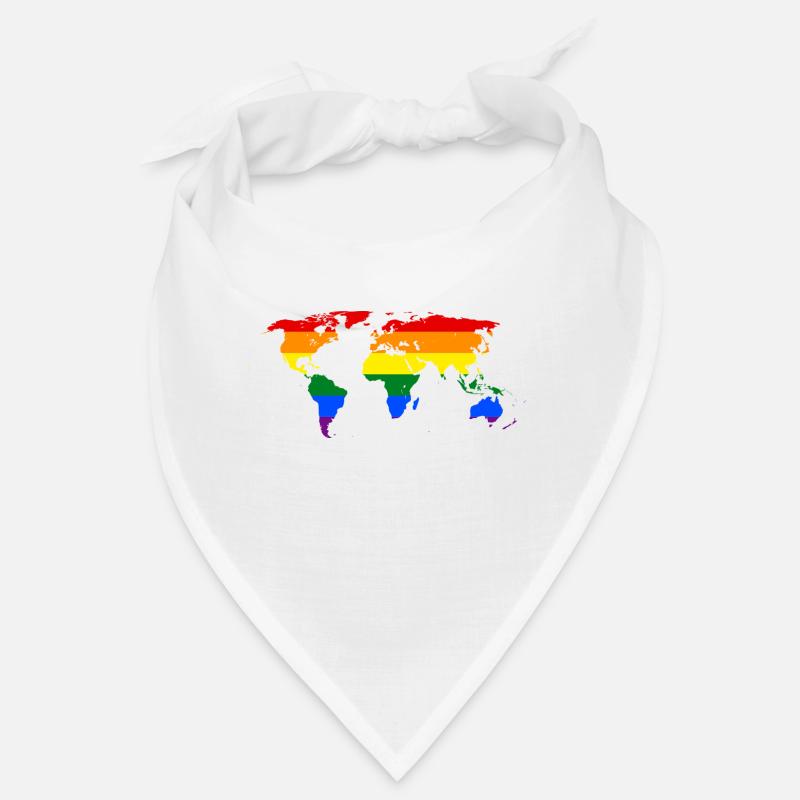 rainbow-world-map Bandana