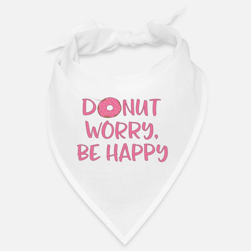 Donut worry - Bandana - Weiß