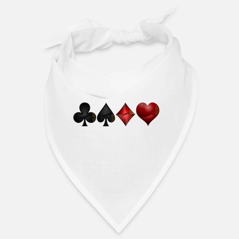 Cross pik check heart Bandana