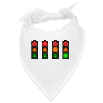 Ampel - Bandana - Weiß - Vorne