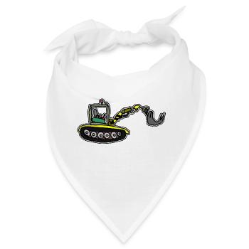 Digger, Axel Stadt - Bandana - Weiß - Vorne