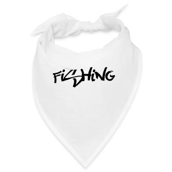 Fishing - Bandana - Weiß - Vorne