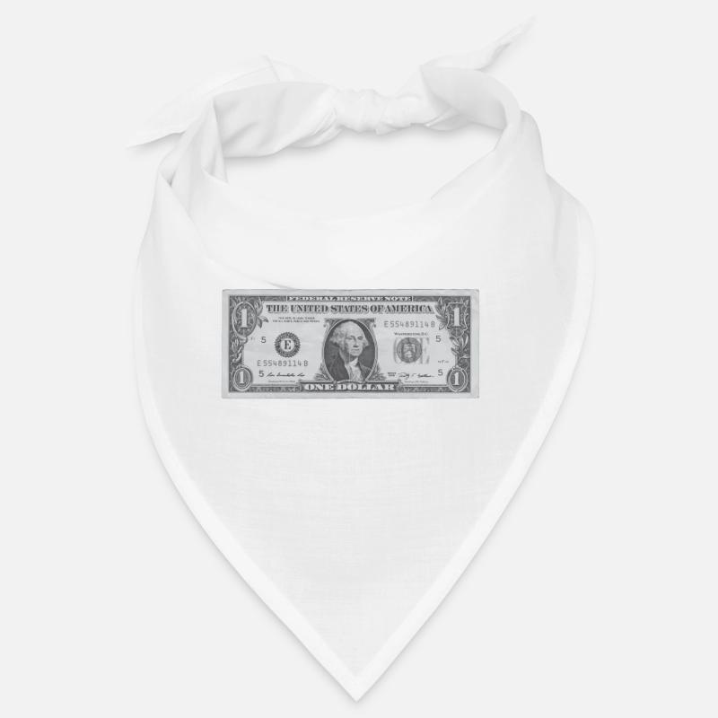 1 dollar - Bandana - blanc
