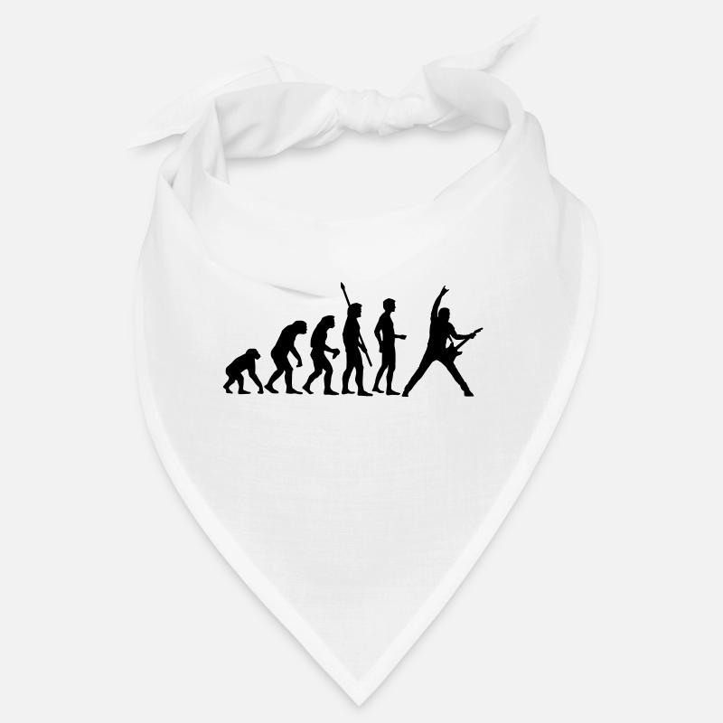 evolution_guitar_b - Bandana - blanc