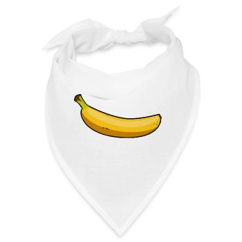 Banane - Bandana - Weiß - Vorne