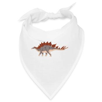 Dinosaurier - Bandana - Weiß - Vorne