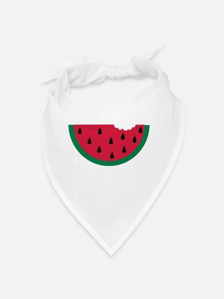 Melon watermelon watermelon fruit - Bandana - white