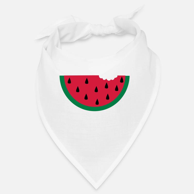 fruit pastèque pastèque - Bandana - blanc