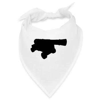 Kanone - Bandana - Weiß - Vorne