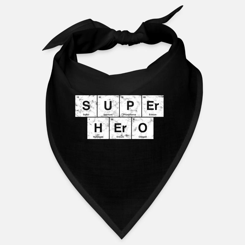 Nerdiger super-héros! Tableau périodique des éléments Bandana