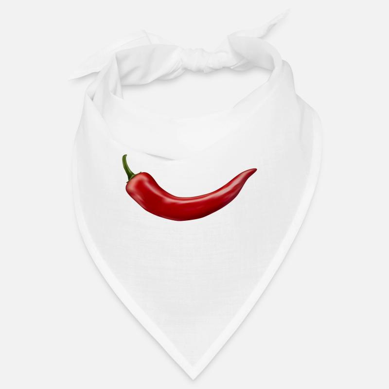 Idée de cadeau de T-shirt de conception de piment rouge Bandana
