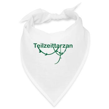 Teilzeittarzan mit Liane - Bandana - Weiß - Vorne
