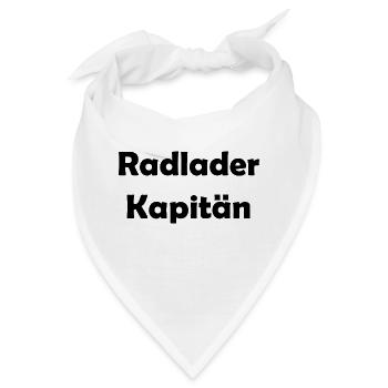 Radlader Kapitän - Bandana - Weiß - Vorne
