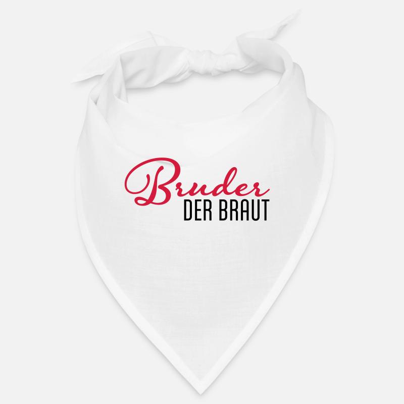 frère de la mariée - Bandana - blanc
