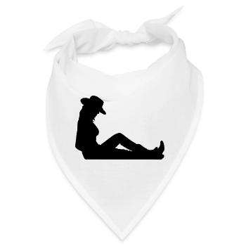 usa girl - Bandana - Weiß - Vorne