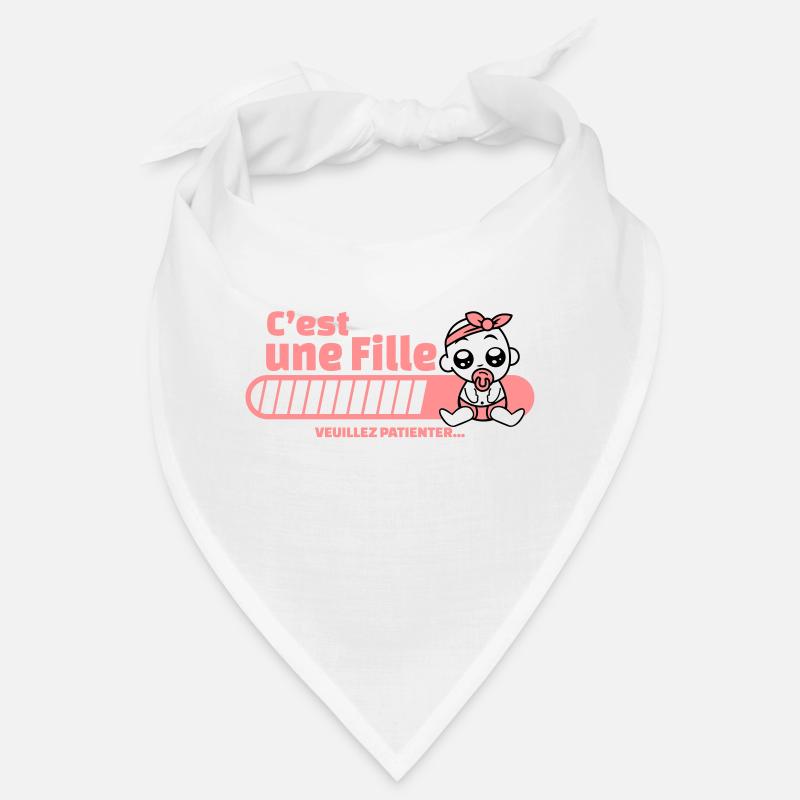 annonce grossesse - c'est une fille Bandana