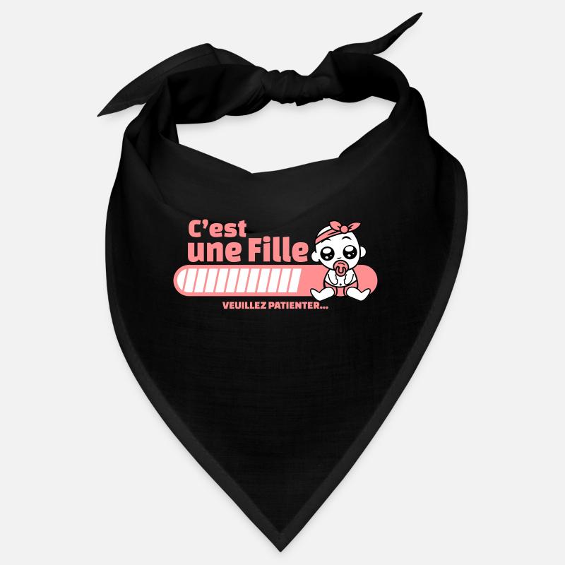 annonce grossesse - c'est une fille Bandana