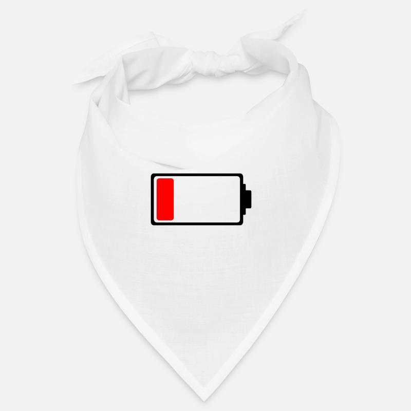 battery - Bandana - Weiß