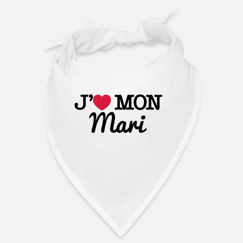 J'aime mon mari Bandana