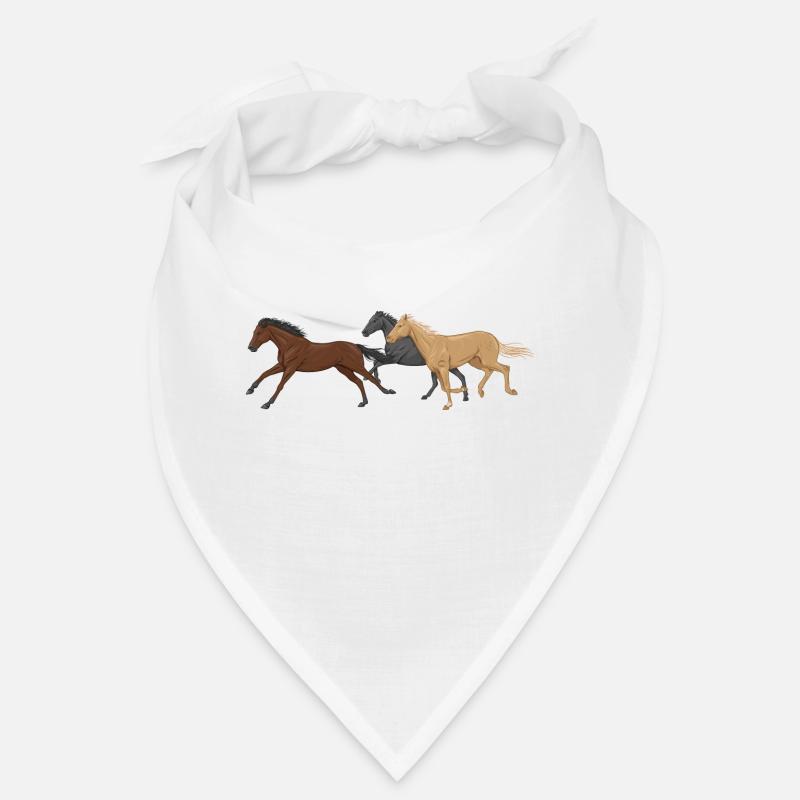 Three Horses Bandana