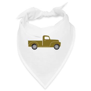 Pick-up Truck - Bandana - Weiß - Vorne