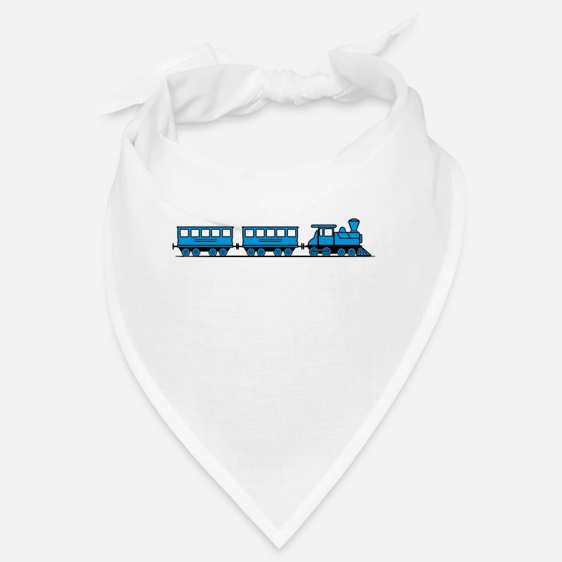 Zug Eisenbahn Dampflok Wagons Bandana