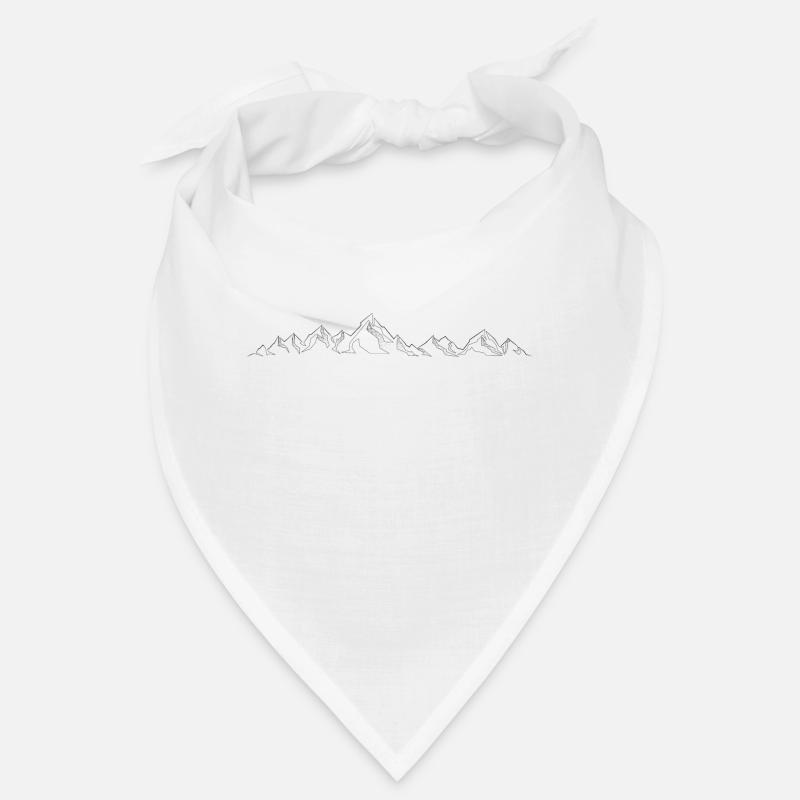 Mountains Mountain Mountain Range Panorama Line Mountains Bandana