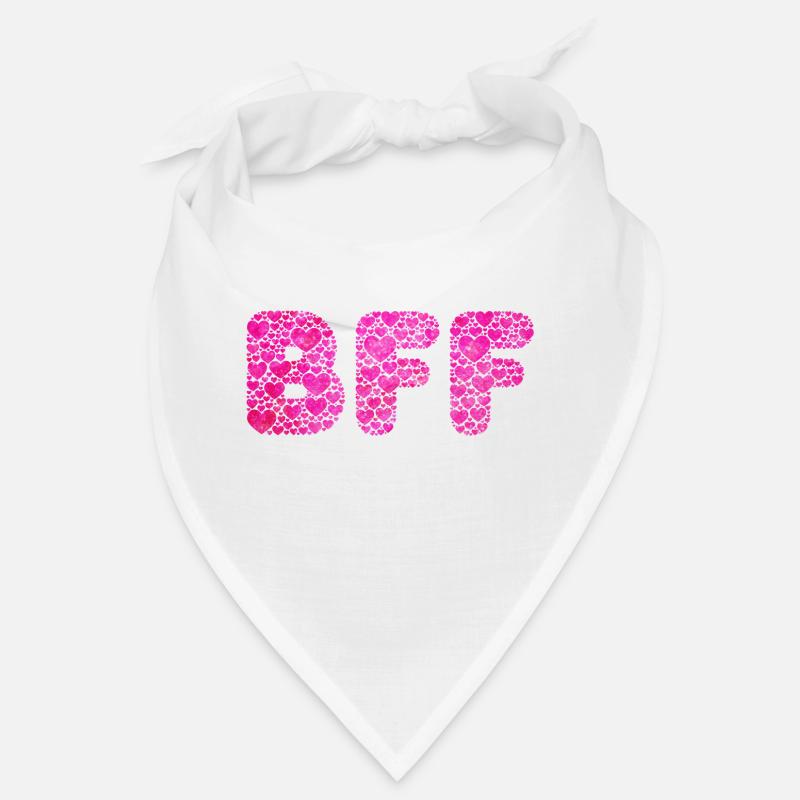 BFF (coeurs & lettres) Bandana