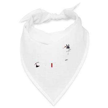Schwarzstörche - Bandana - Weiß - Vorne