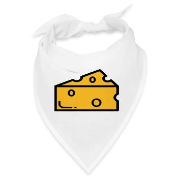 Käse - Bandana - Weiß - Vorne