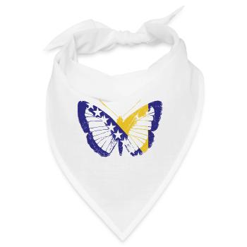 Schmetterling Bosna - Bandana - Weiß - Vorne