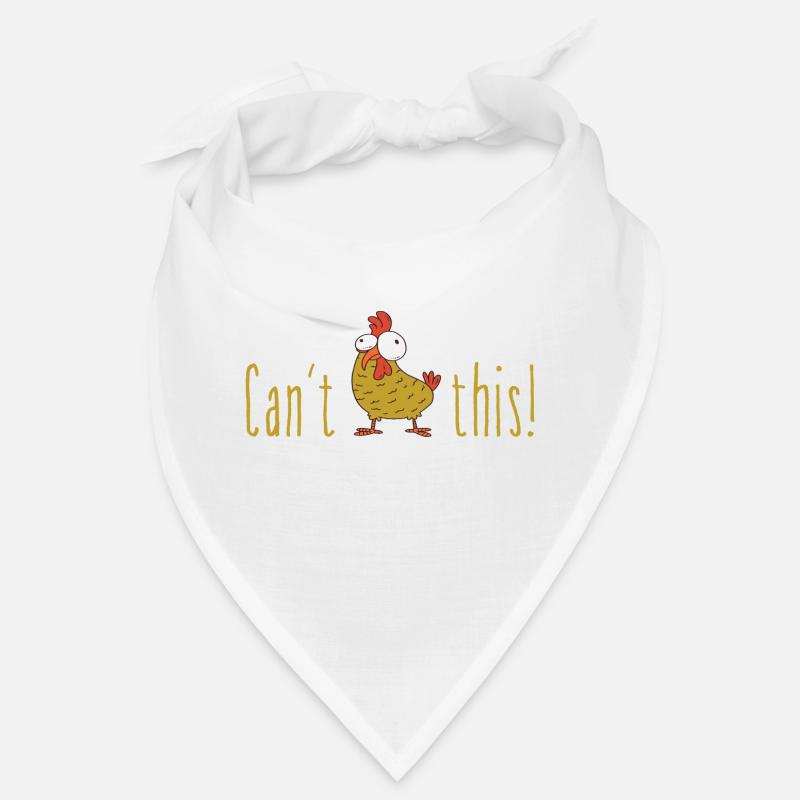 Can't Hendl this Austrian dialect gift - Bandana - white