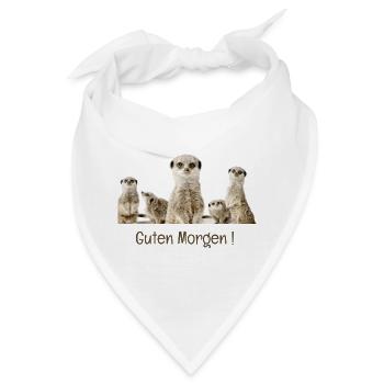 Guten Morgen - Bandana - Weiß - Vorne