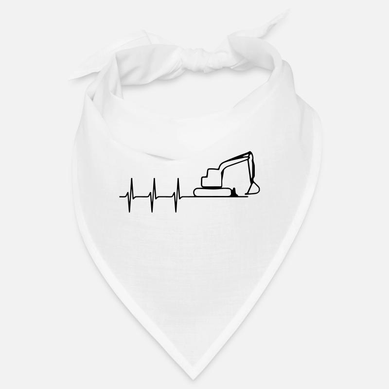 herzschlag bagger Bandana