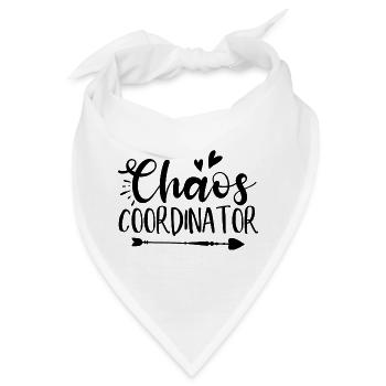 Chaos Coordinator Lustiger Spruch - Bandana - Weiß - Vorne