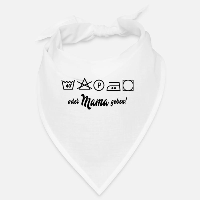 Wäsche waschen oder Mama geben Bandana