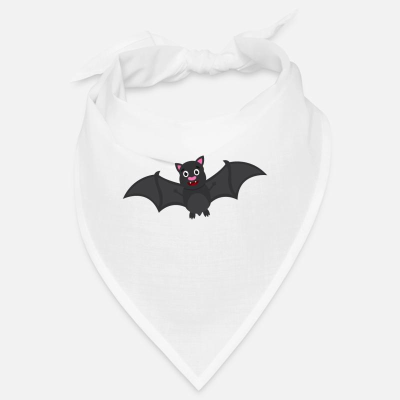 chauve souris - Bandana - blanc