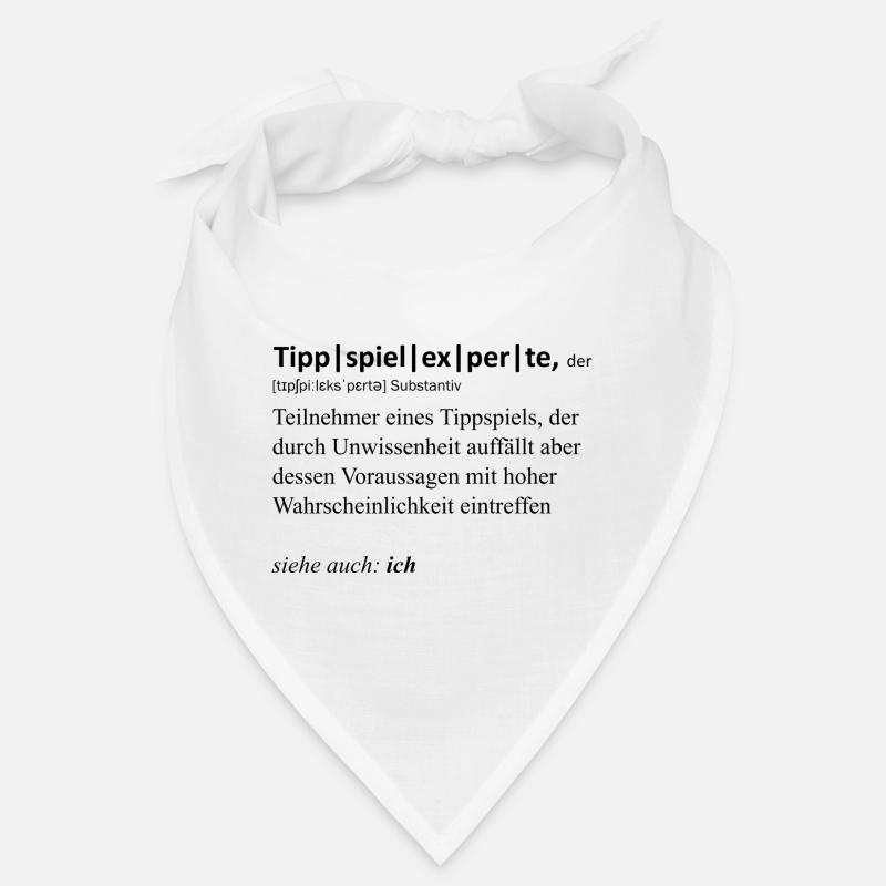 Tippspielexperte, der Bandana