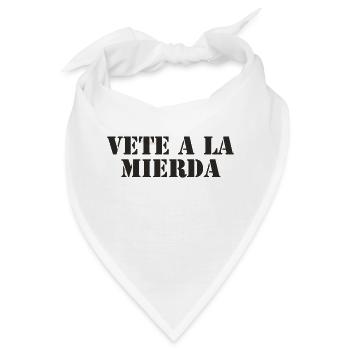 Spanisch Spruch spanische Sprache - Bandana - Weiß - Vorne