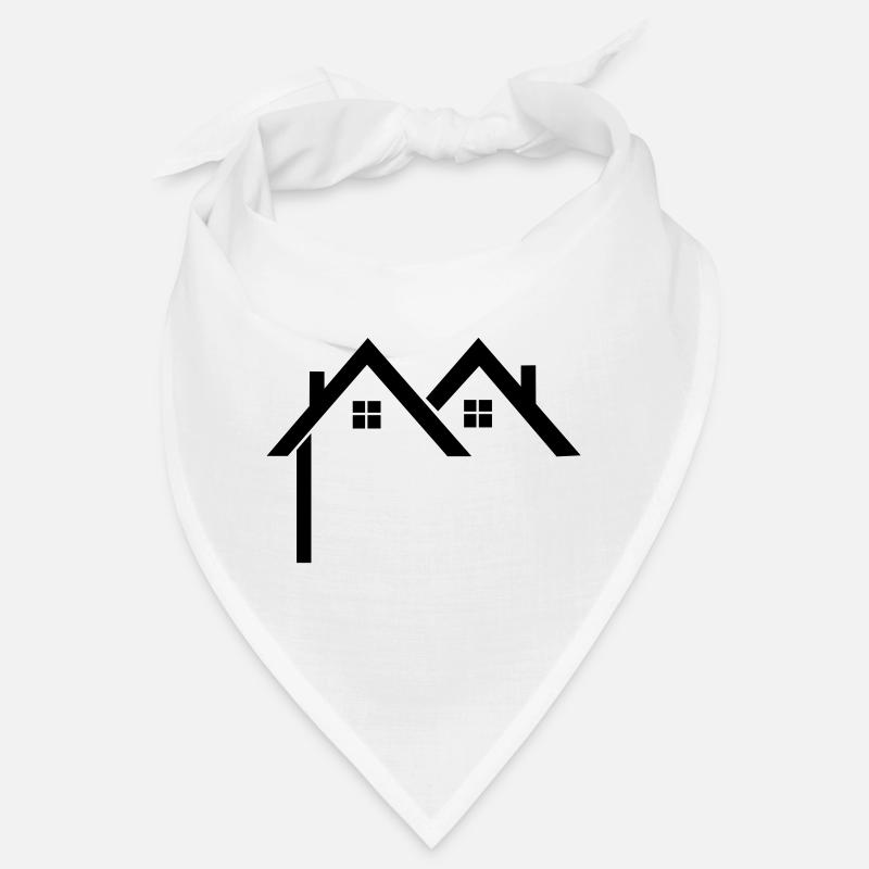 Wohngebiet Logo Häuser Bandana